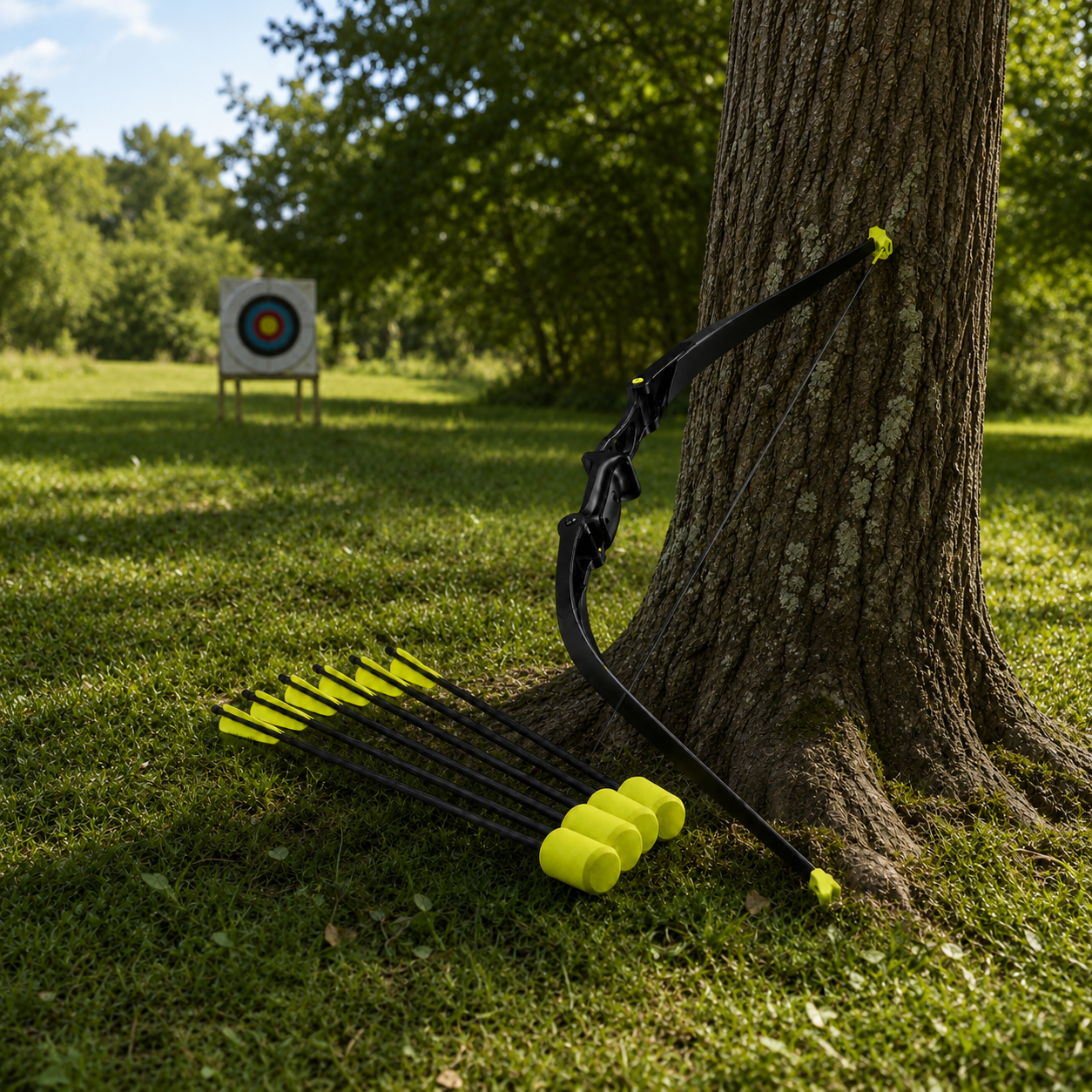 Boog en pijlen archery tag