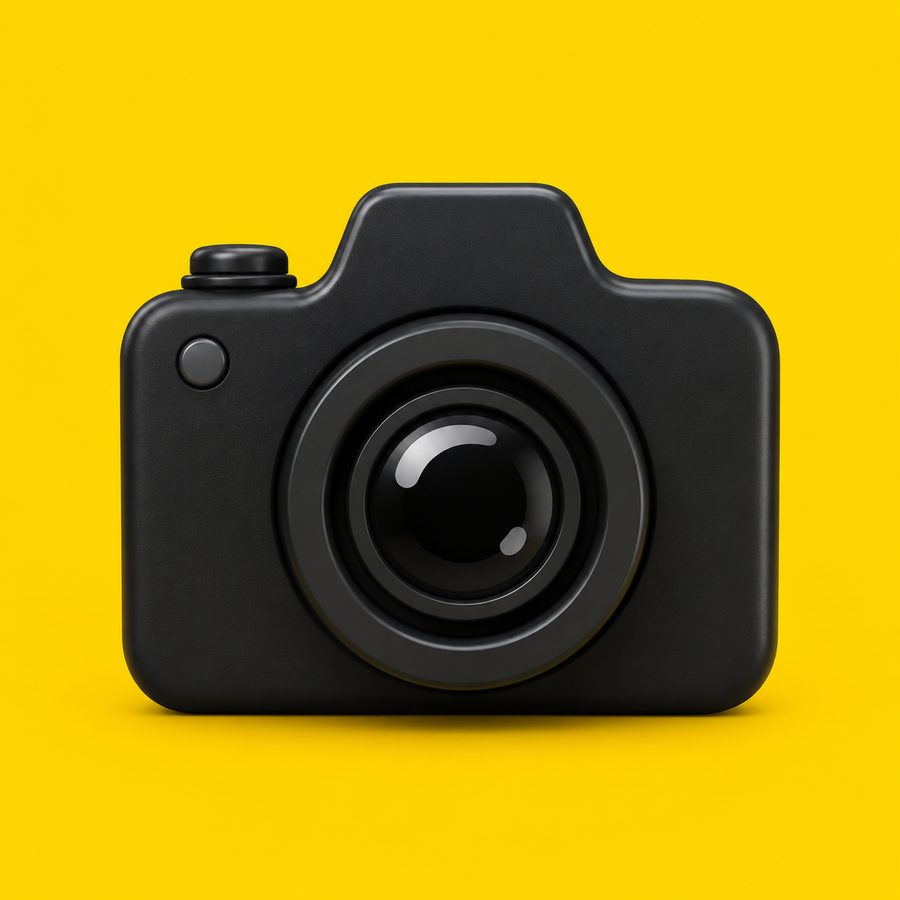 Camera, symbool voor onze socials